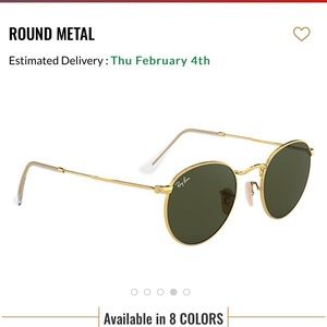 Ray-Ban Round Metal Green G15 - RB3447 Polarized